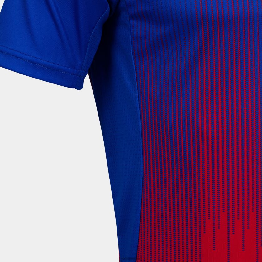 nei Joma skjorte kortermet tiger iv rød kongeblå FBD0T02857 menn