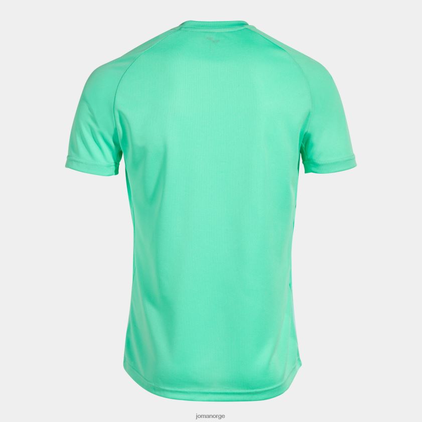 nei Joma skjorte kortermet tiger v grønn hvit FBD0T01190 menn