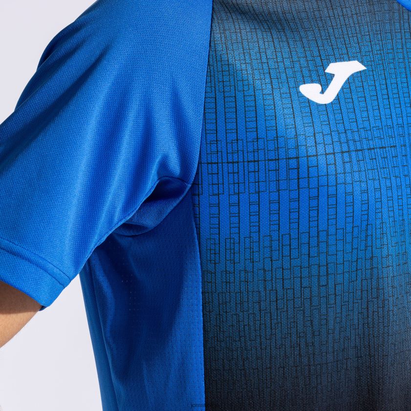 nei Joma skjorte kortermet tiger v kongeblå svart FBD0T0182 menn