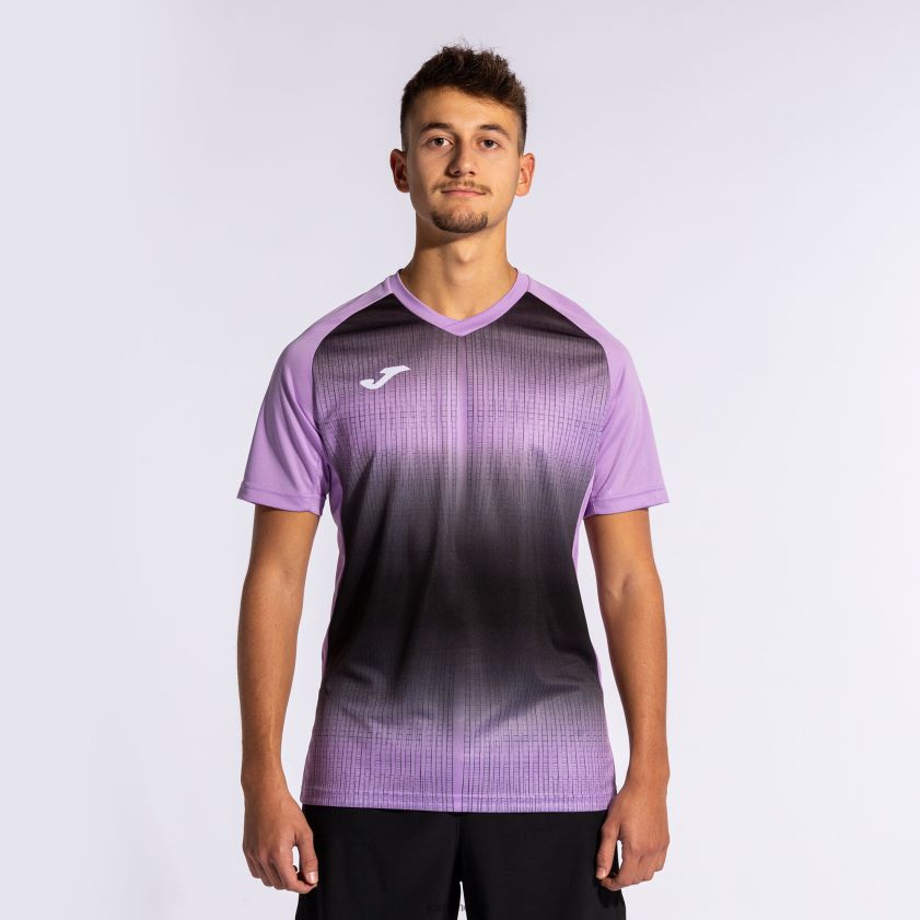 nei Joma skjorte kortermet tiger v lilla svart FBD0T0866 menn