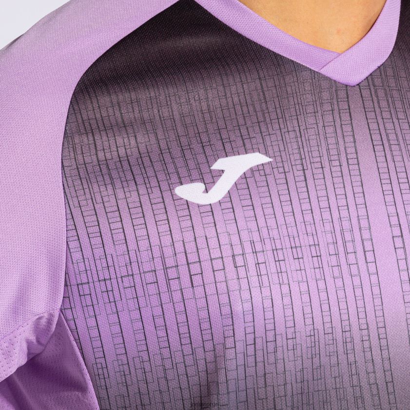 nei Joma skjorte kortermet tiger v lilla svart FBD0T0866 menn