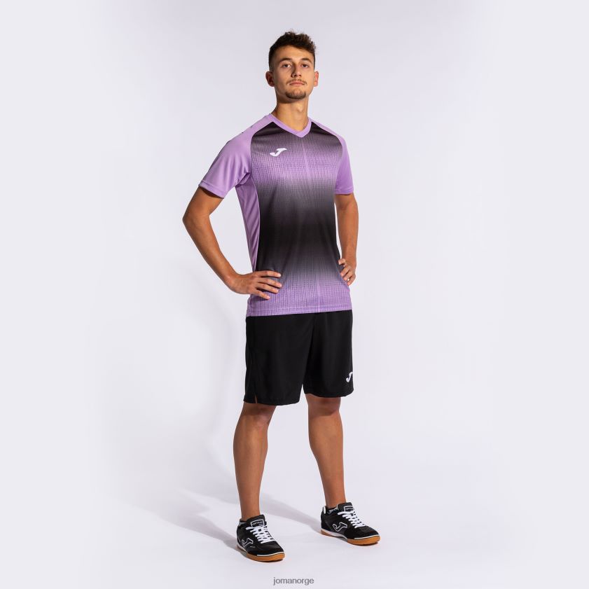 nei Joma skjorte kortermet tiger v lilla svart FBD0T0866 menn