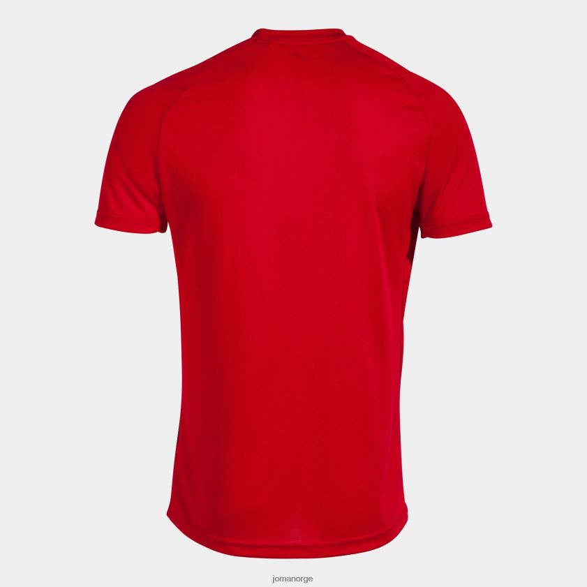 nei Joma skjorte kortermet tiger v rød svart FBD0T0432 menn