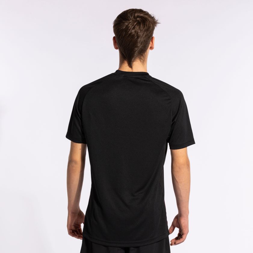 nei Joma skjorte kortermet tiger v svart burgunder FBD0T092 menn