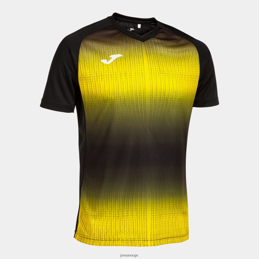 nei Joma skjorte kortermet tiger v svart gul FBD0T01161 menn