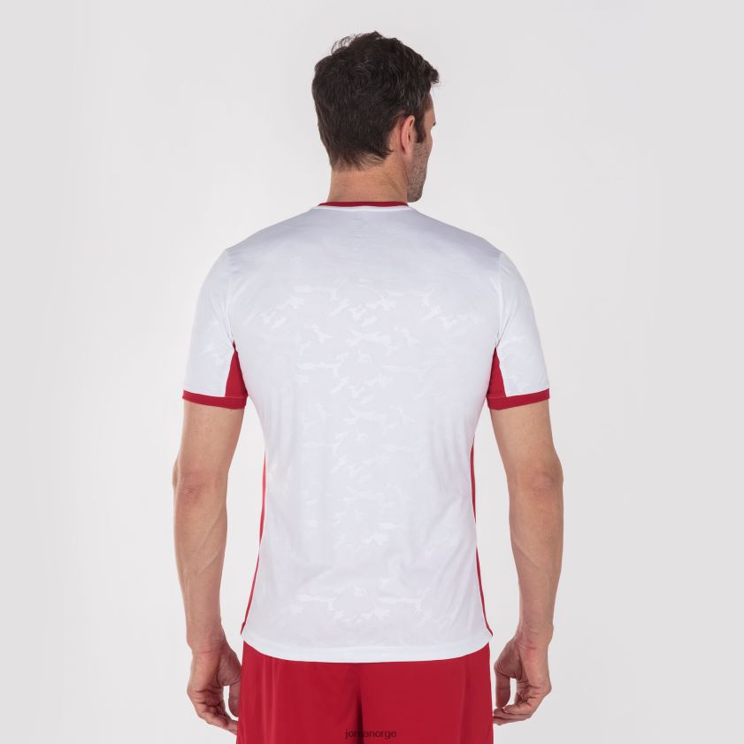 nei Joma skjorte kortermet toletum ii hvit rød FBD0T04143 menn