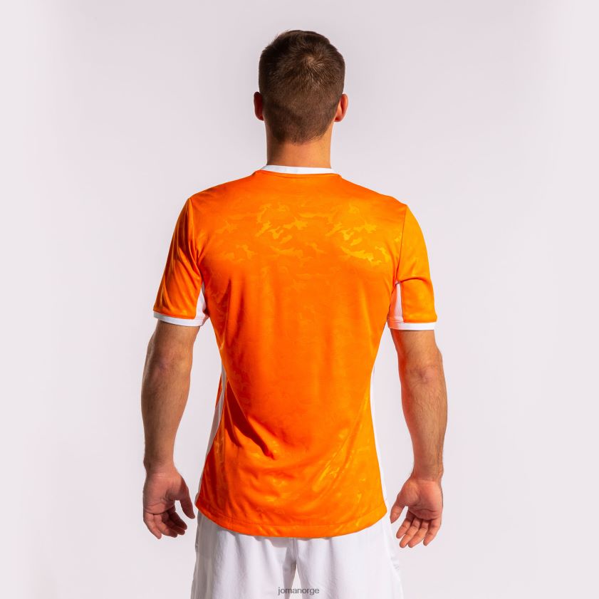 nei Joma skjorte kortermet toletum ii oransje hvit FBD0T04626 menn