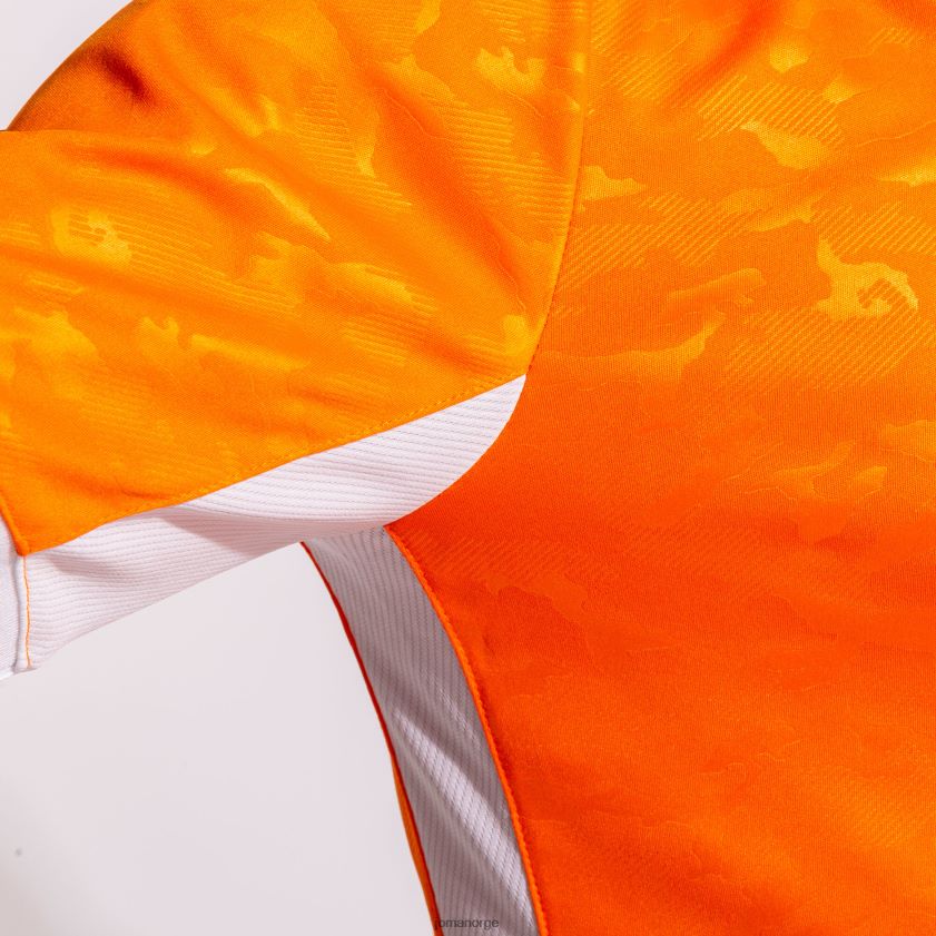 nei Joma skjorte kortermet toletum ii oransje hvit FBD0T04626 menn
