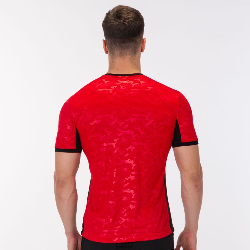 nei Joma skjorte kortermet toletum ii rød svart FBD0T01295 menn