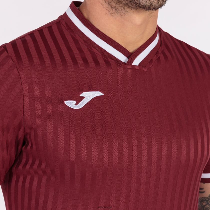 nei Joma skjorte kortermet toletum iii burgunder FBD0T0738 menn