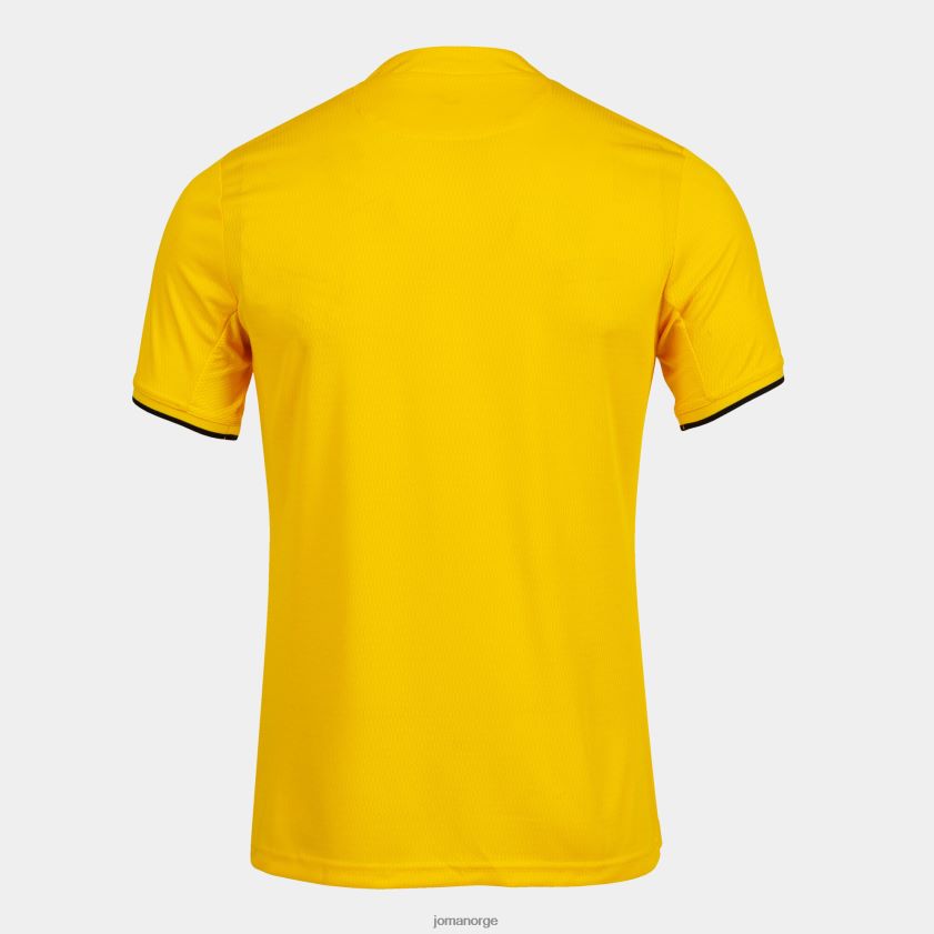 nei Joma skjorte kortermet toletum iv gul svart FBD0T0489 menn