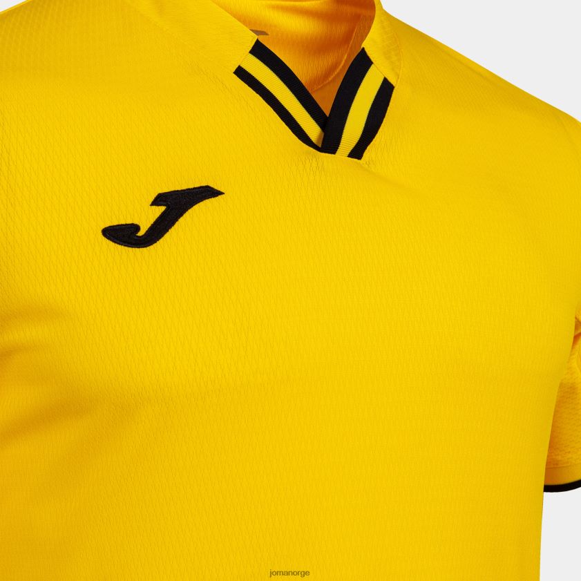 nei Joma skjorte kortermet toletum iv gul svart FBD0T0489 menn