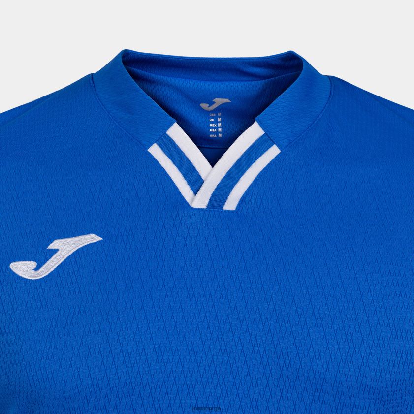 nei Joma skjorte kortermet toletum iv kongeblå hvit FBD0T04524 menn