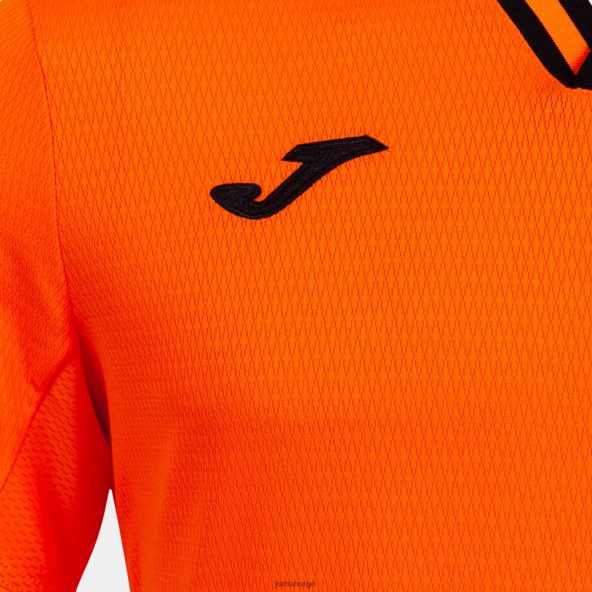 nei Joma skjorte kortermet toletum iv oransje svart FBD0T01516 menn