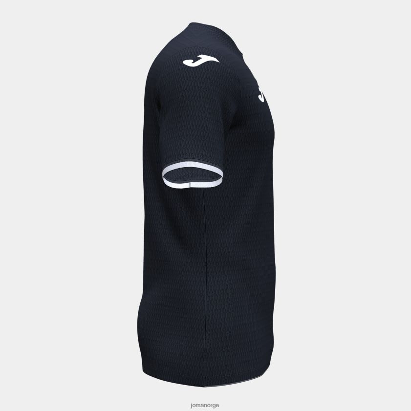 nei Joma skjorte kortermet toletum iv svart hvit FBD0T04414 menn