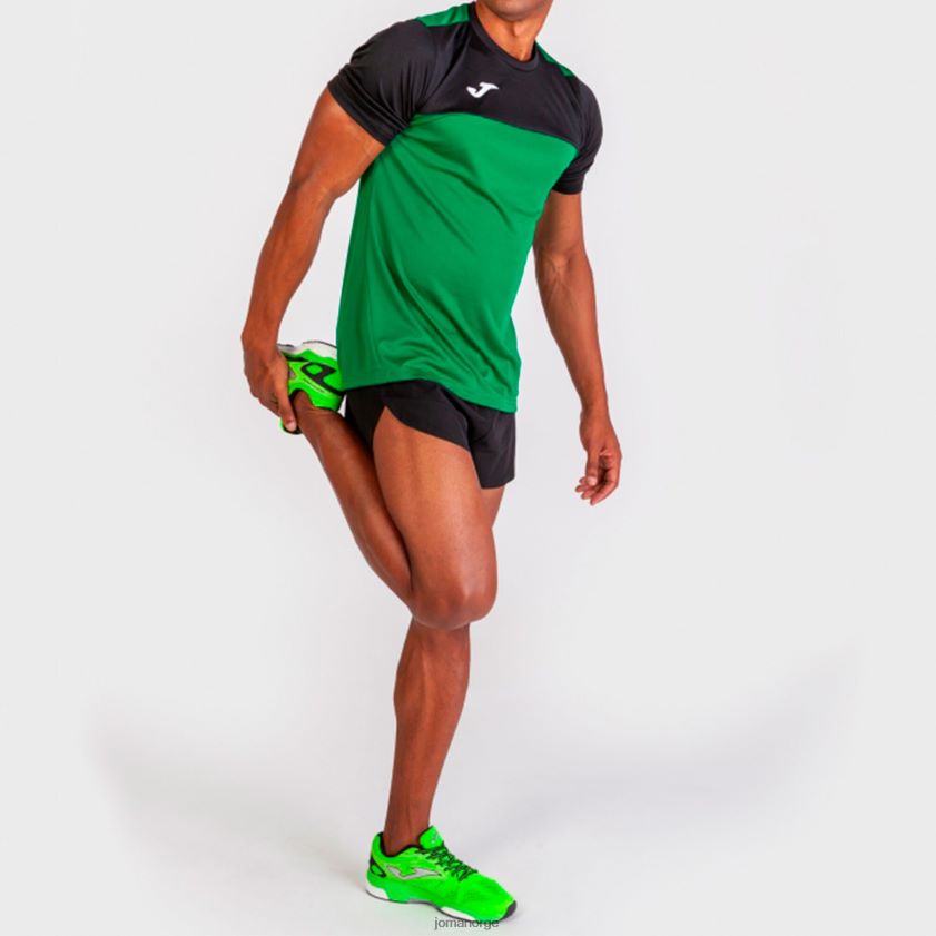 nei Joma skjorte kortermet vinner grønn svart FBD0T04209 menn