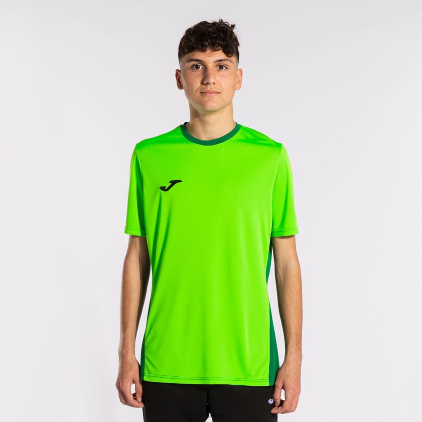 nei Joma skjorte kortermet vinner ii fluorescerende grønn FBD0T04499 menn
