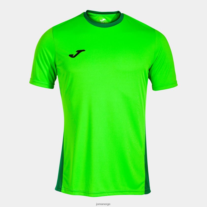 nei Joma skjorte kortermet vinner ii fluorescerende grønn FBD0T04499 menn