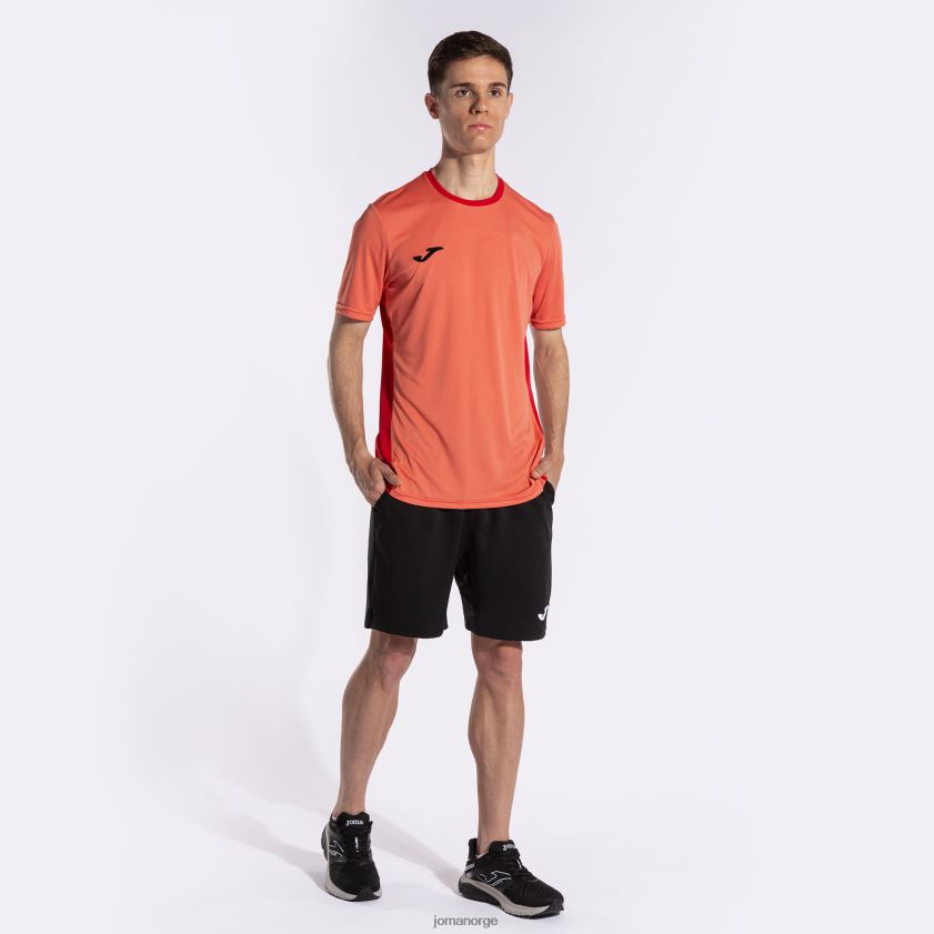 nei Joma skjorte kortermet vinner ii fluorescerende oransje FBD0T01010 menn