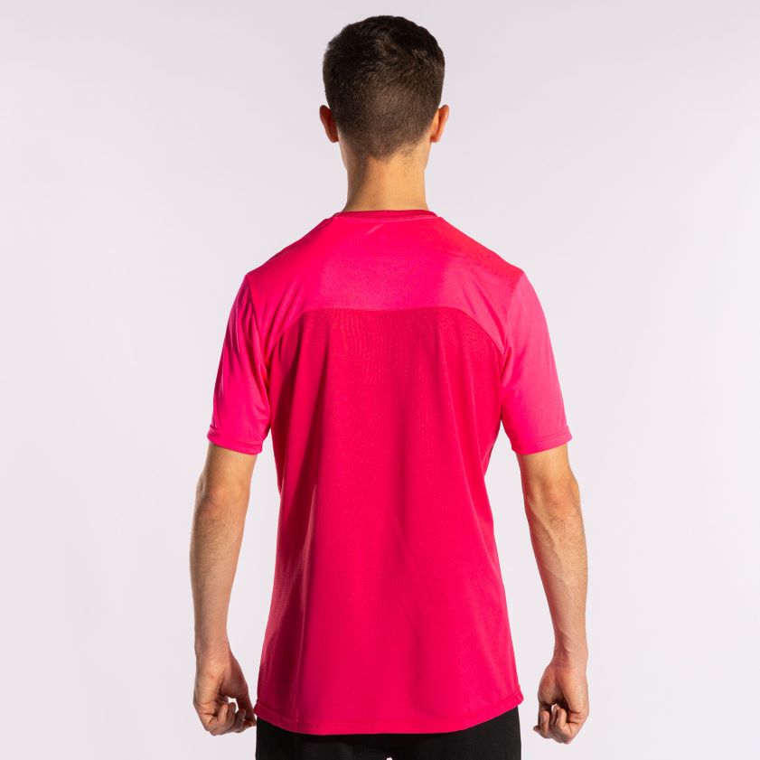 nei Joma skjorte kortermet vinner ii fluorescerende rosa FBD0T019 menn