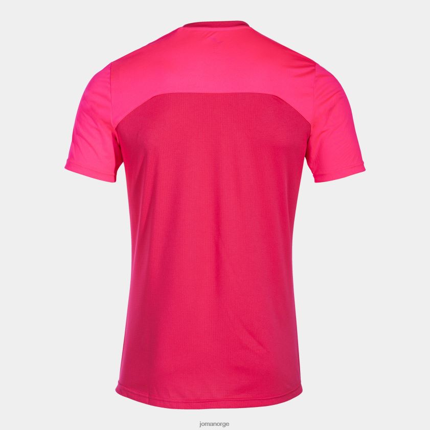nei Joma skjorte kortermet vinner ii fluorescerende rosa FBD0T019 menn