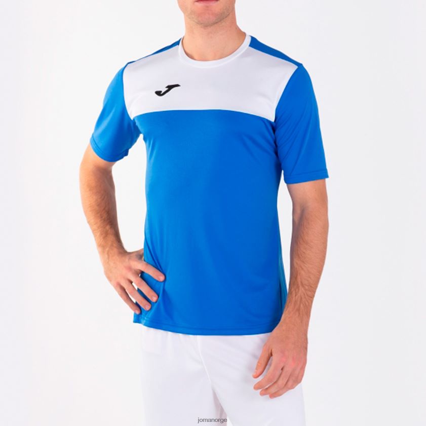 nei Joma skjorte kortermet vinner kongeblå hvit FBD0T01270 menn