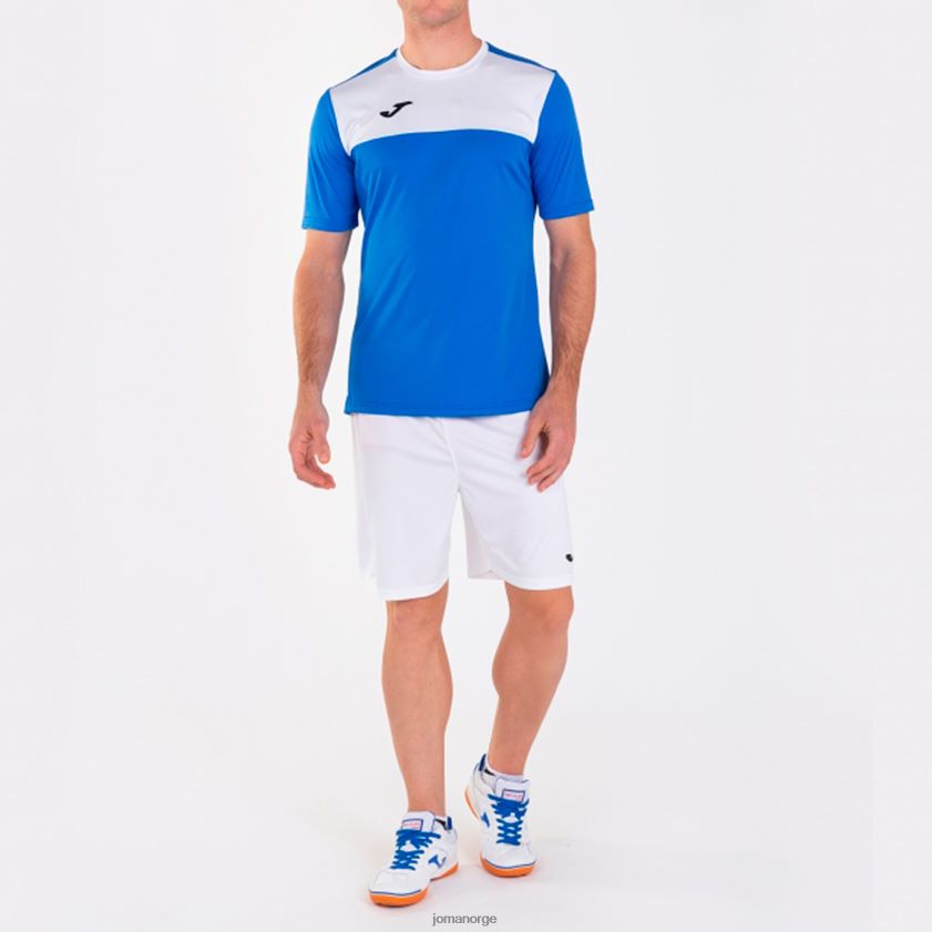 nei Joma skjorte kortermet vinner kongeblå hvit FBD0T01270 menn