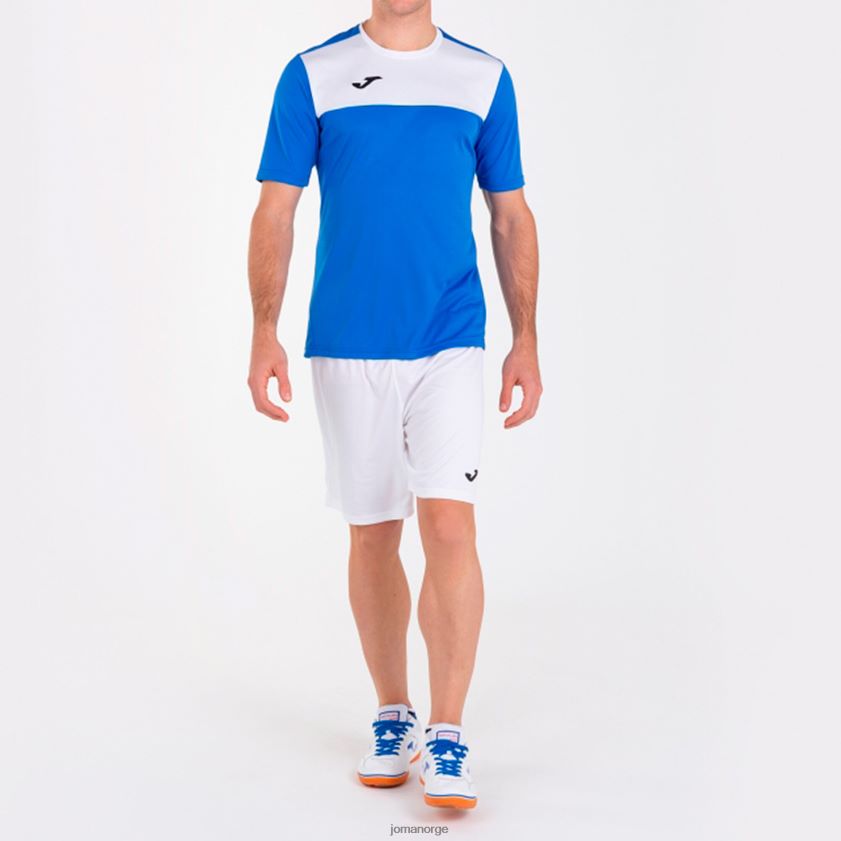 nei Joma skjorte kortermet vinner kongeblå hvit FBD0T01270 menn