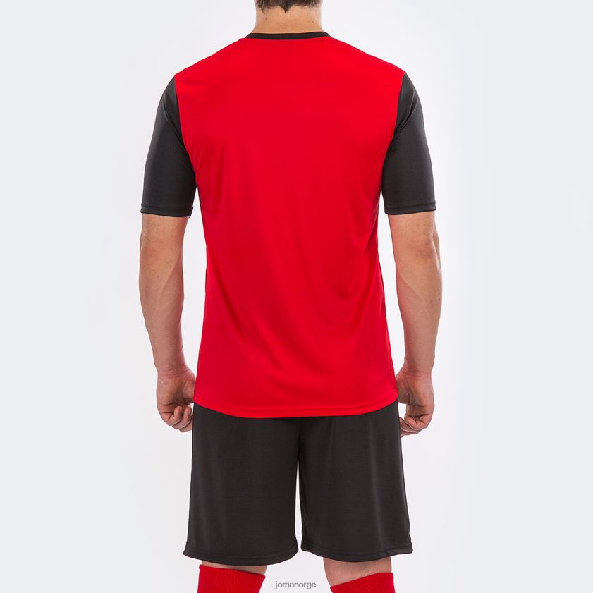 nei Joma skjorte kortermet vinner rød svart FBD0T04436 menn