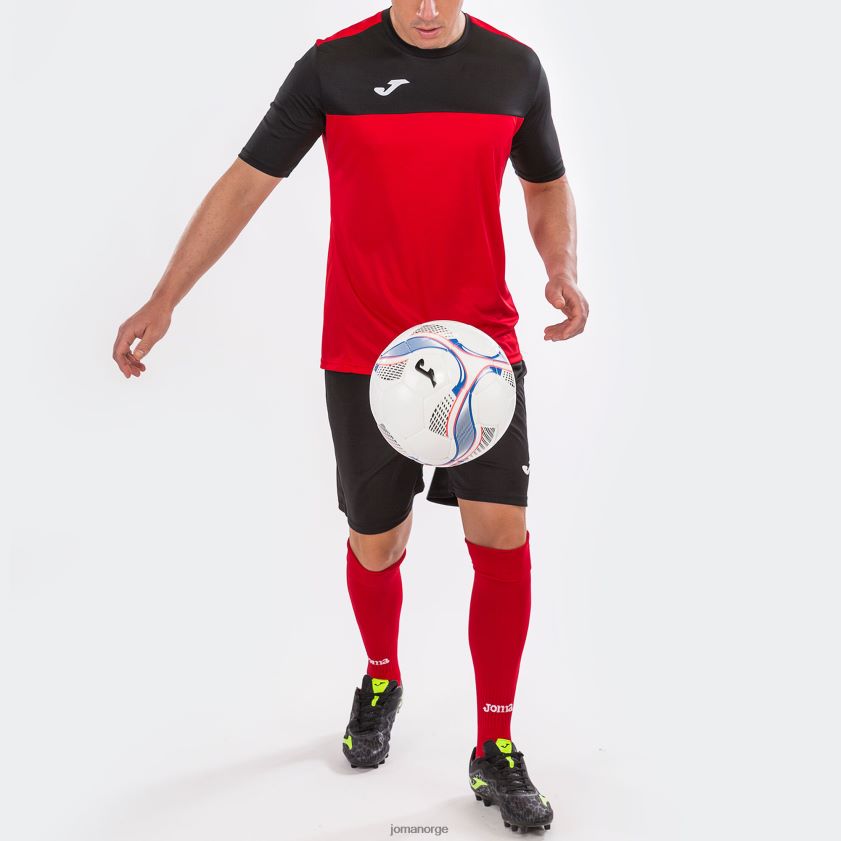 nei Joma skjorte kortermet vinner rød svart FBD0T04436 menn