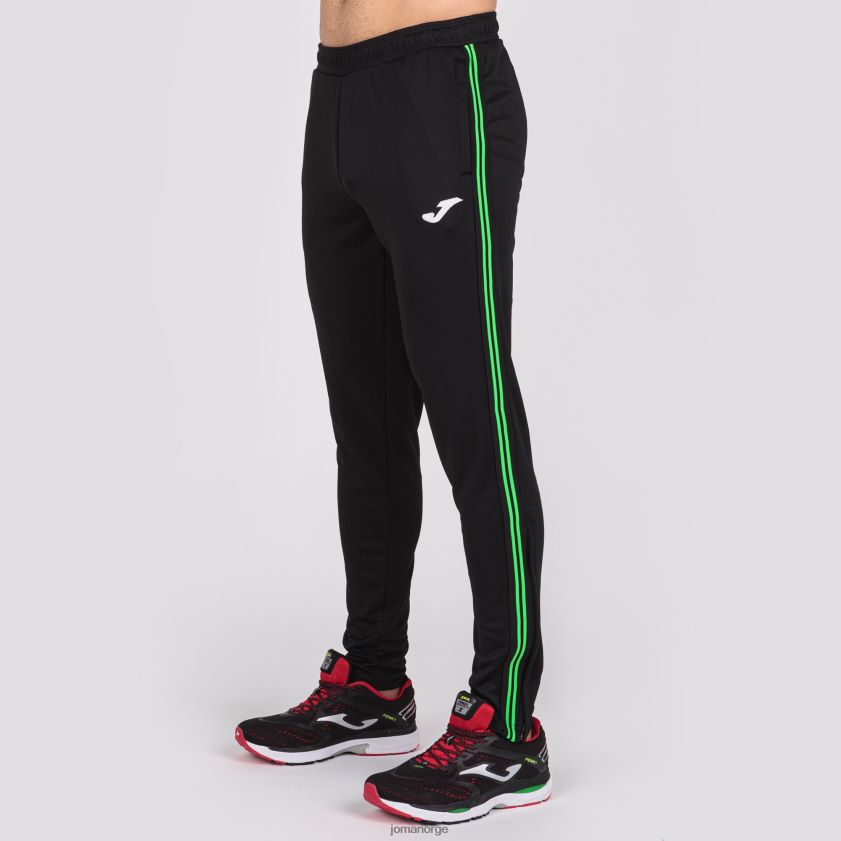 nei Joma lange bukser klassiske svart fluorescerende grønn FBD0T01264 menn