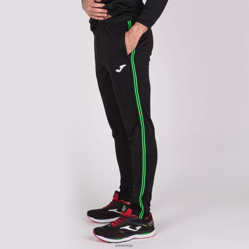 nei Joma lange bukser klassiske svart fluorescerende grønn FBD0T01264 menn