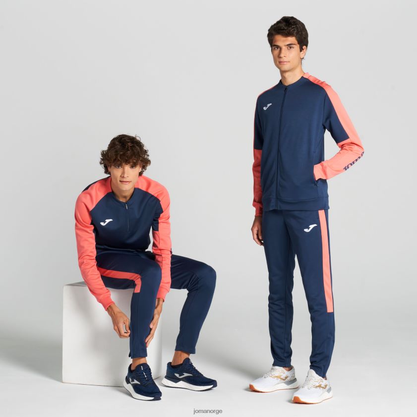 nei Joma lange bukser økomesterskap marineblå fluorescerende oransje FBD0T03438 menn