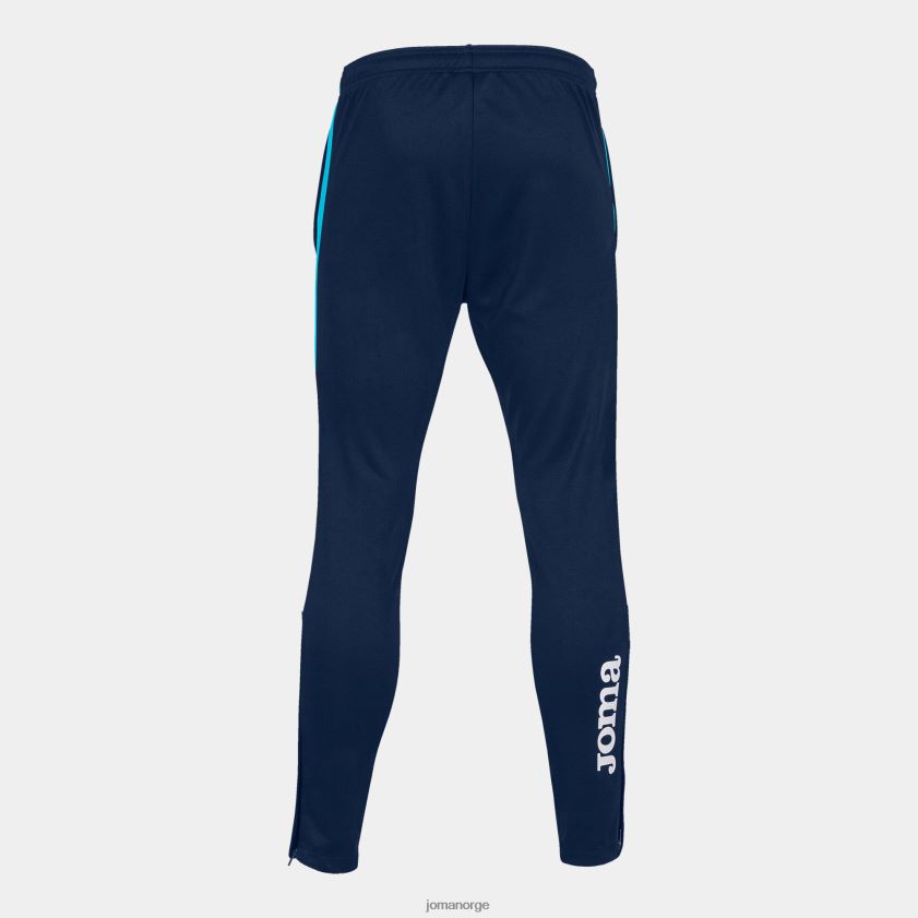 nei Joma lange bukser økomesterskap marineblå fluorescerende turkis FBD0T0714 menn
