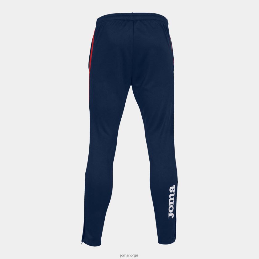 nei Joma lange bukser økomesterskap marineblå rød FBD0T02871 menn