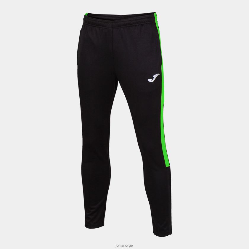 nei Joma lange bukser økomesterskap svart fluorescerende grønn FBD0T04114 menn
