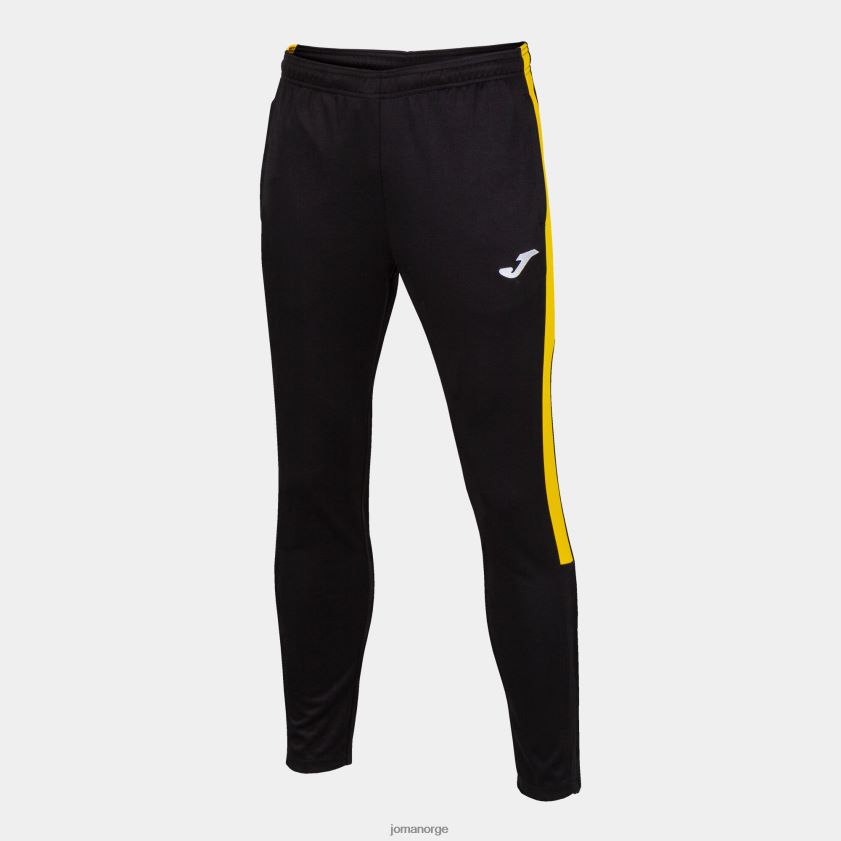 nei Joma lange bukser økomesterskap svart gul FBD0T0354 menn