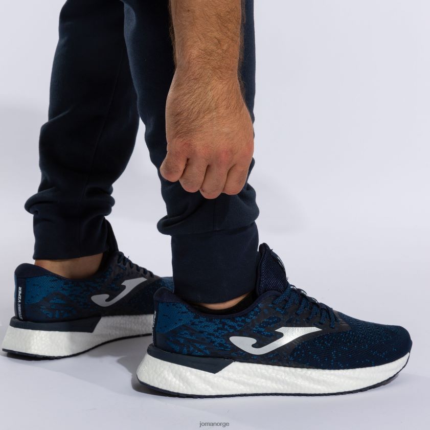 nei Joma lange bukser komfort ii marineblå hvit FBD0T04535 menn