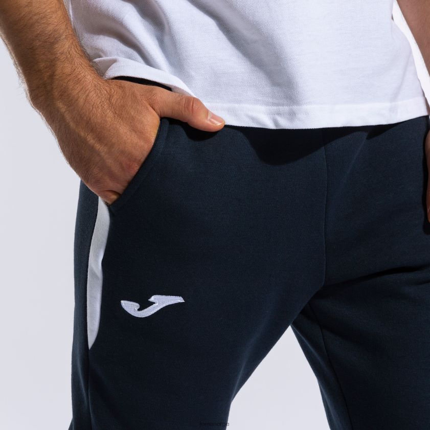 nei Joma lange bukser komfort ii marineblå hvit FBD0T04535 menn