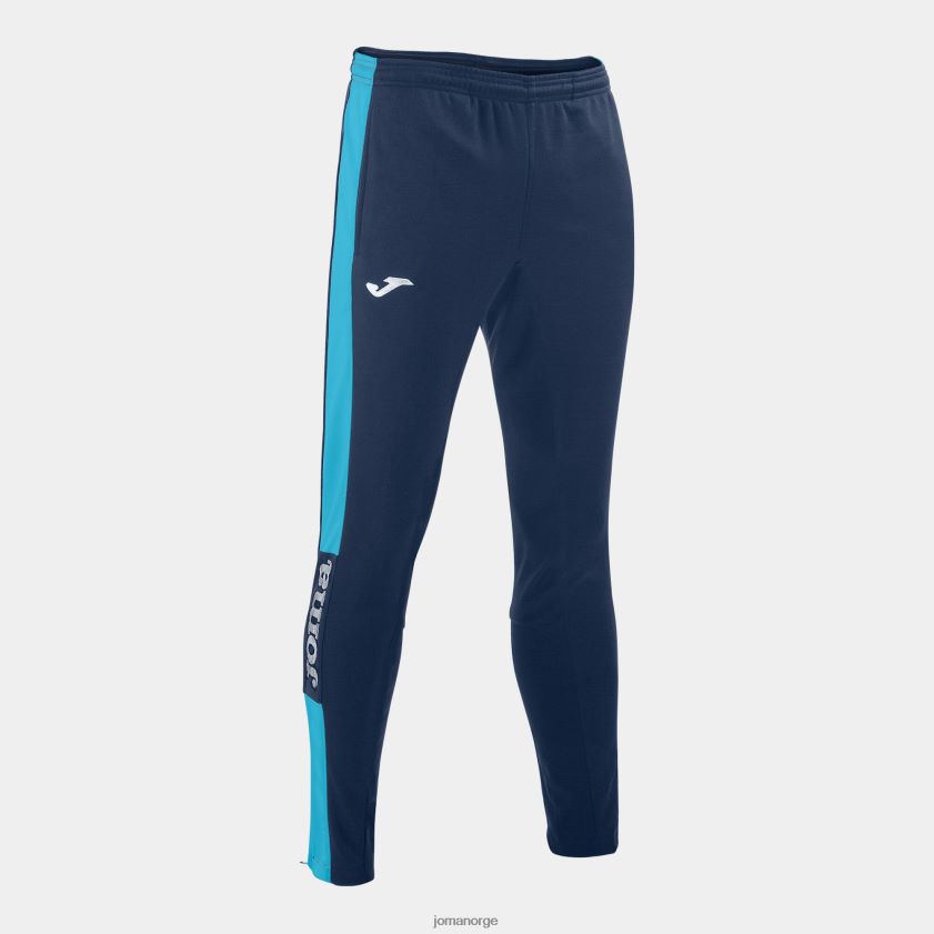 nei Joma lange bukser mesterskap iv marineblå fluorescerende turkis FBD0T0987 menn