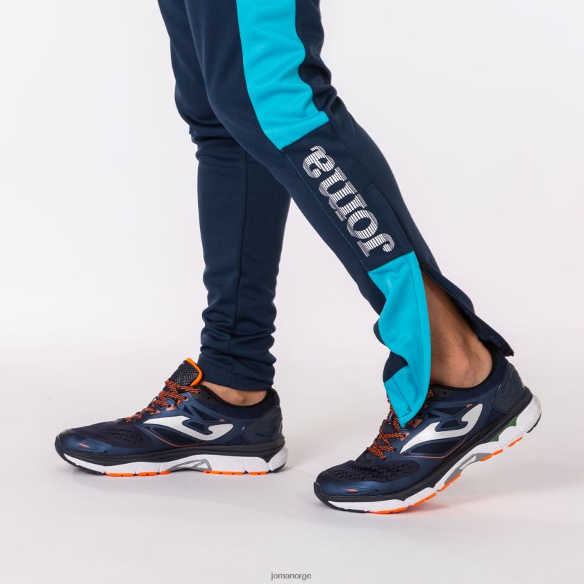 nei Joma lange bukser mesterskap iv marineblå fluorescerende turkis FBD0T0987 menn