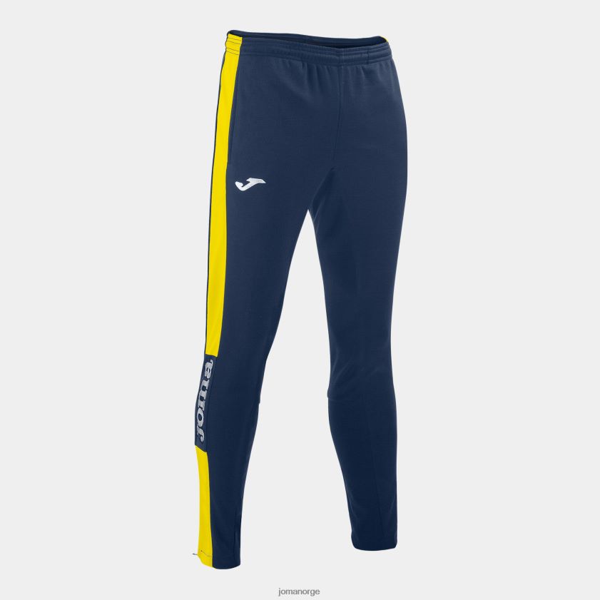 nei Joma lange bukser mesterskap iv marineblå gul FBD0T03226 menn