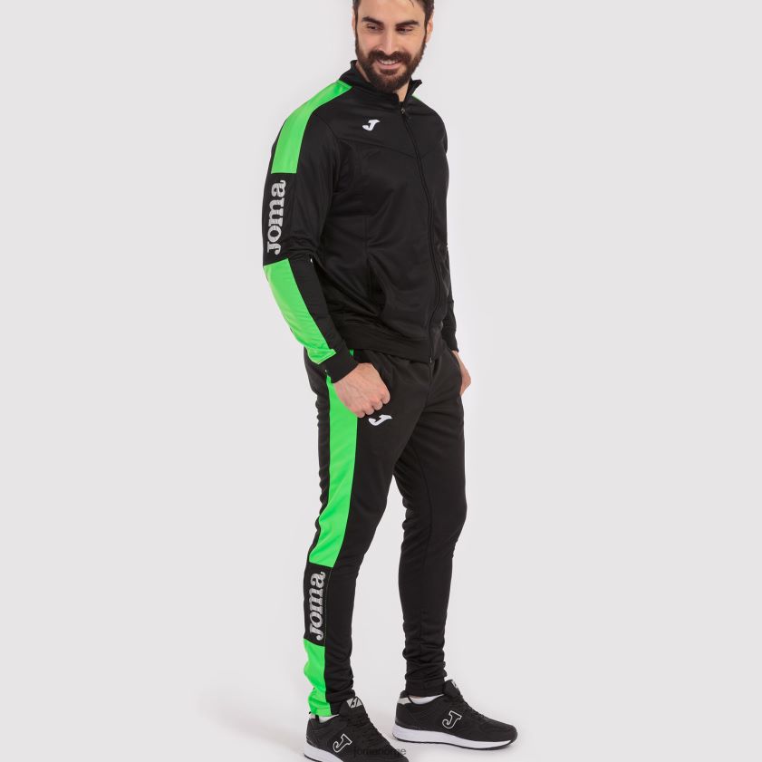 nei Joma lange bukser mesterskap iv svart fluorescerende grønn FBD0T03357 menn