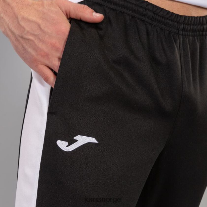 nei Joma lange bukser mesterskap iv svart hvit FBD0T04519 menn