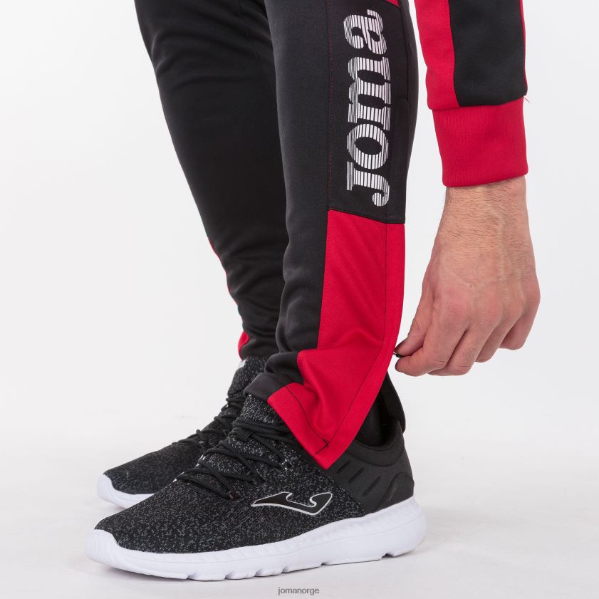 nei Joma lange bukser mesterskap iv svart, rød FBD0T03355 menn