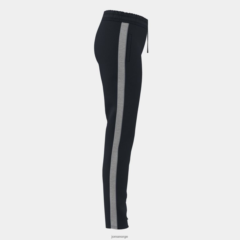 nei Joma lange bukser stripe svart melert grå FBD0T0145 menn