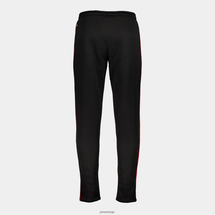 nei Joma lange bukser stripe svart, rød FBD0T0125 menn