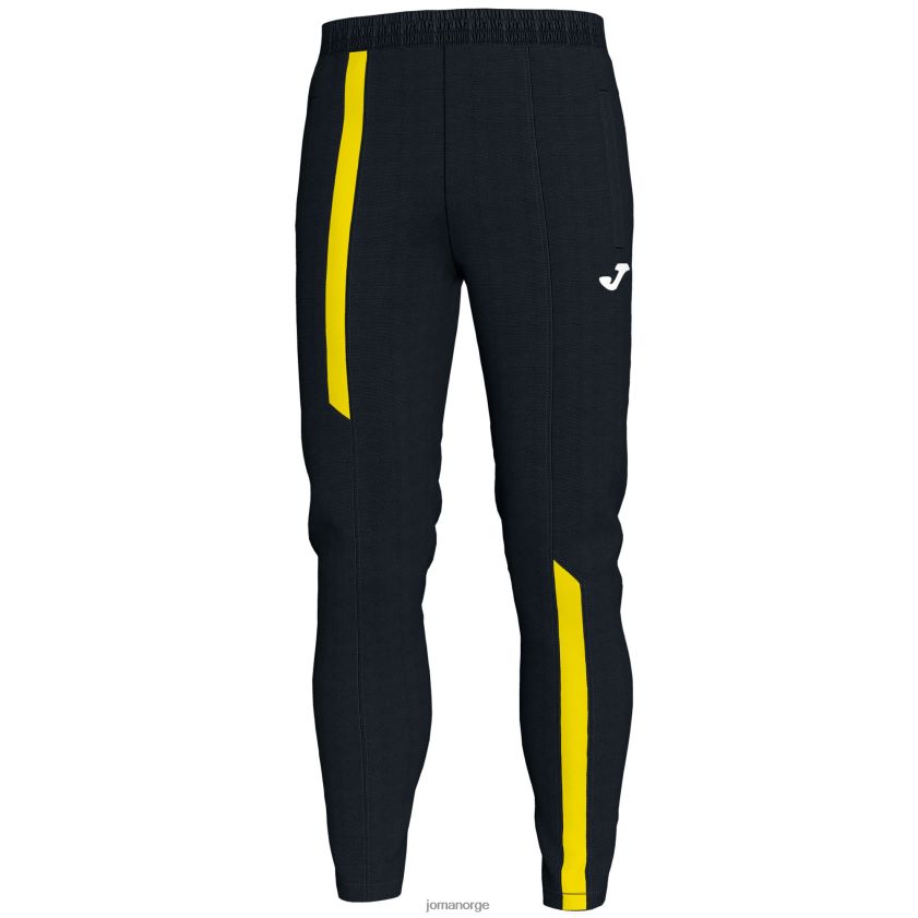 nei Joma lange bukser supernova svart gul FBD0T0629 menn