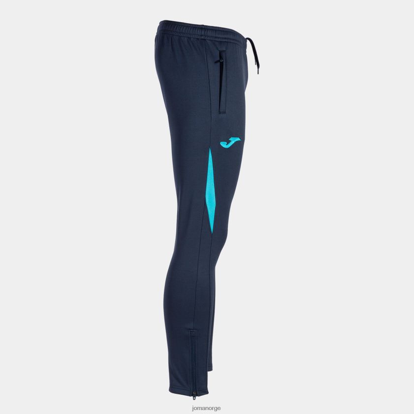 nei Joma longs pants championship vii marineblå fluorescerende turkis FBD0T01150 menn
