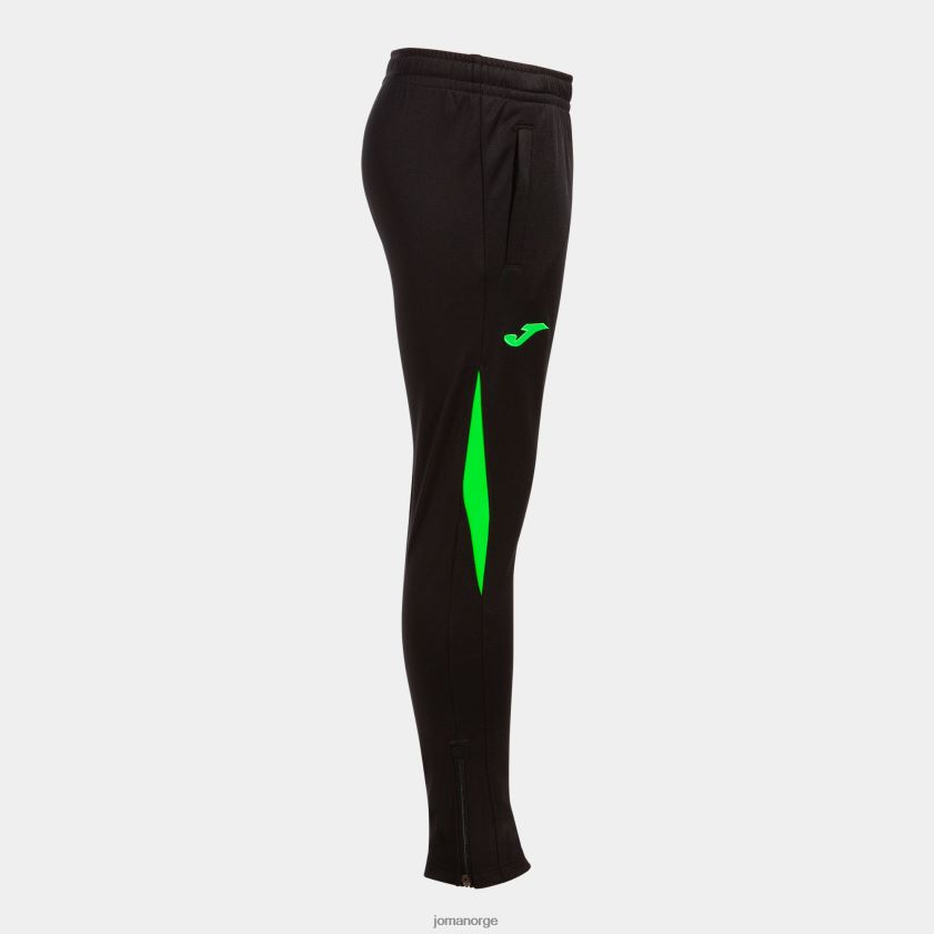 nei Joma longs pants championship vii svart fluorescerende grønn FBD0T04663 menn